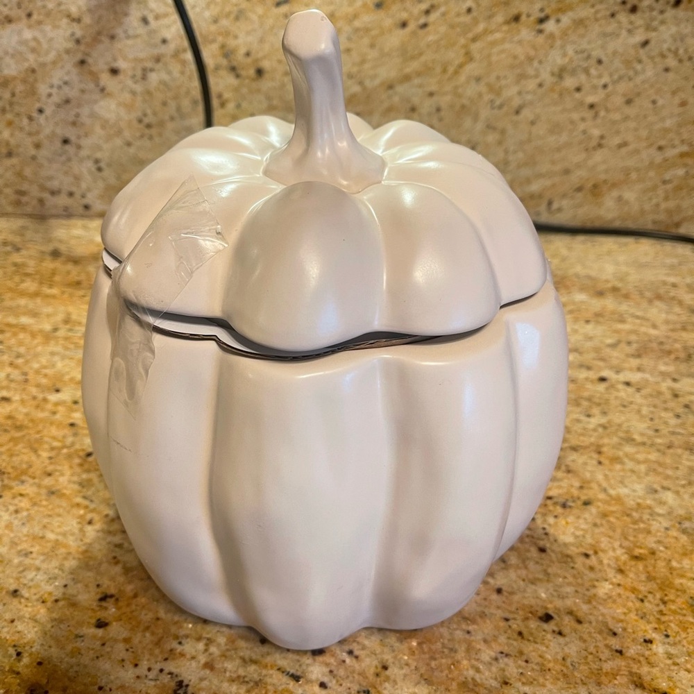 New Stoneware Pumpkin  Dish Threshold/Target
